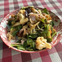 Larb tofu  at On's Thai Isaan in Kanchanaburi