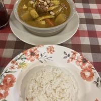 Massaman curry  at On's Thai Isaan in Kanchanaburi