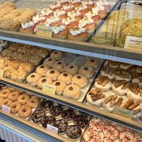 Donut choices  at Brammibal's Donuts - Jungfernstieg in Hamburg