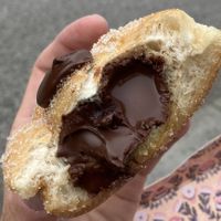 Choc Bomboloni  at Brammibal's Donuts - Jungfernstieg in Hamburg