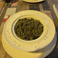 Spaghetti (Linguine) Fungi Aglio e Olio  at Vegan e Meet in Johannesburg