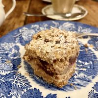 Crumble cake with seasonal fruits  at MalinaStories in Hamburg