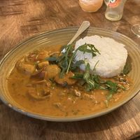 Persian curry  at Castle Bistro, Tearoom & Wine Bar in Wrexham