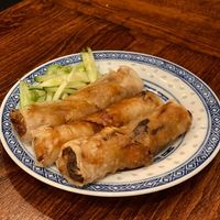 Veggie spring rolls   at Ngon  in Newcastle Upon Tyne