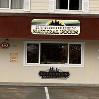 Shop front  at Evergreen Natural Foods in Sitka