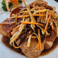 Wonderful tofu at Canton Hong Kong Restaurant in Hamilton
