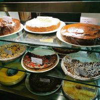 Cakes at Il Vegetariano in Florence