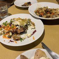 Ordered two entrees and two desserts  at Il Vegetariano in Florence