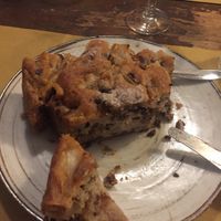 A cake that satisfied a cake pig! at Il Vegetariano in Florence