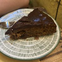 chocolate carrot cake  at Il Vegetariano in Florence