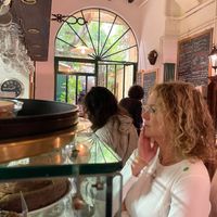 Which dessert to choose? at Il Vegetariano in Florence