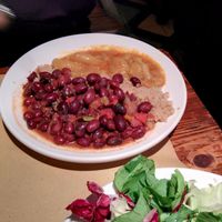 Beans and quinoa. at Il Vegetariano in Florence