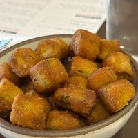 fried okra appetizer at Broth Lab 641 in Fairfield