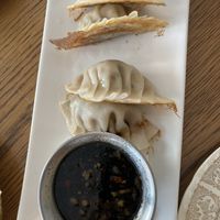 Vegan tofu gyoza  at Hamilton Inn in Hamilton