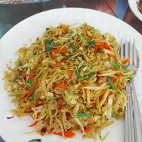 Vegetable kotthu roti at Manel Lanka in Bangkok