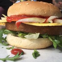 Veganer Cheeseburger   at Kantine West in Freiburg