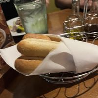 Unlimited, warm breadsticks   at Olive Garden in Champaign