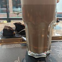 Oatmilk at Douwe Egberts Café in Eindhoven