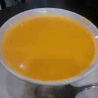 carrot ginger soup at Pete's Frootique & Fine Foods in Halifax