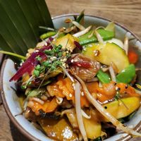 caramelized pineapple with vegetables at Zen Chay in Cologne