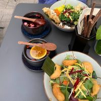 Sushi Bowl and Peanut bowl(?) at Zen Chay in Cologne