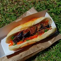 eggplant banh mi at Heart Baker in Melbourne