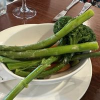 Side of seasonal veggies  at Trentham Estate Winery in Trentham Cliffs