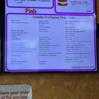 Menu 2  at Screamin' Mimi's in Sebastopol