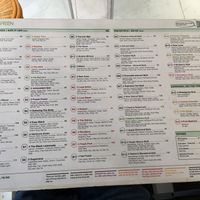 Menu  at SOGREEN - Hang Dao in Hanoi