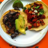  at El Nopalito Vegan Taqueria in Hollywood