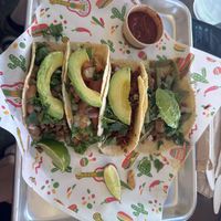 Mix & match tacos   at El Nopalito Vegan Taqueria in Hollywood