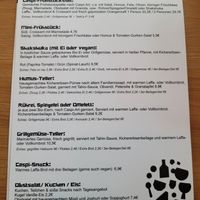 Menu (January 2025) at Café Caspi in Bochum