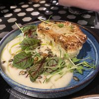 Cauliflower steak  at Wena Restaurant in Swinoujscie