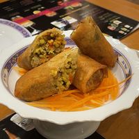 Spring rolls at Jai Thai in Chatan