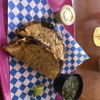 Jackfruit Birria taco   at Plantaqueria in San Antonio
