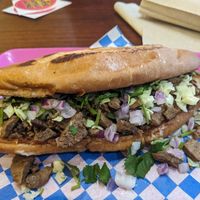 Carne asada torta at Plantaqueria in San Antonio
