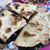 Quesadilla with portobello   at Plantaqueria in San Antonio