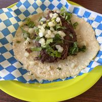 Barbacoa taco  at Plantaqueria in San Antonio