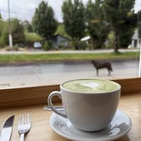 Matcha latte   at Veggies Patagonicos in El Calafate