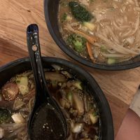 We ordered vegan ramen and vegan miso. Both were outstanding 😍  at TOMIZEN Ramen Bar in Tulum