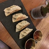 Vegan gyozas, delicious 😋   at TOMIZEN Ramen Bar in Tulum