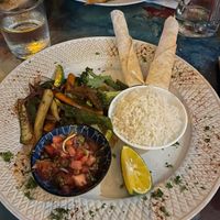 Veggie Fajitas  at Papaya in Brasilito