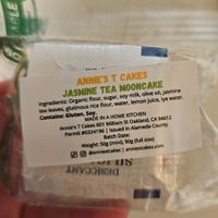 Jasmine tea mooncake ingredients at Little Moon Bake House in Oakland