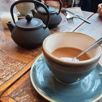 Masala oat chai at Cha Lounge in Leeds