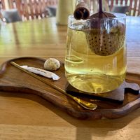 Herbal tea  at Shobolana שובולנה  in Katzir