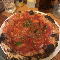 Marinara with roasted peppers   at Paletta Pizzeria in Barry