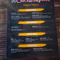 Fully Vegan Menu at Chickie's & Pete's in Reno