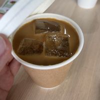 Soy latte cold  at Alohana Vegan Ramen in Osaka