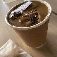 Soy latte  at Alohana Vegan Ramen in Osaka