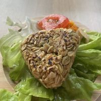 Oatmeal cookie not sweet  at Alohana Vegan Ramen in Osaka